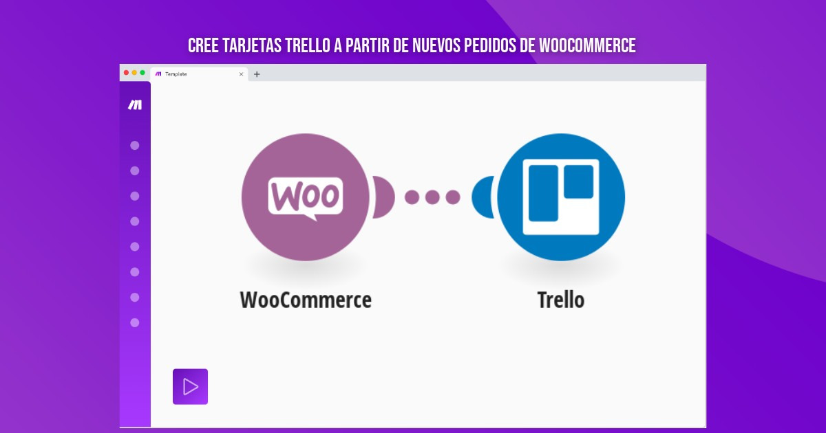 frandbf's tweet card. ¿Cansado de procesar manualmente tus pedidos de WooCommerce? 😩 Con Make eso es cosa del pasado. Imagina esto: Cada vez que recibís un nuevo pedido, se genera automáticamente una nueva tarjeta en...