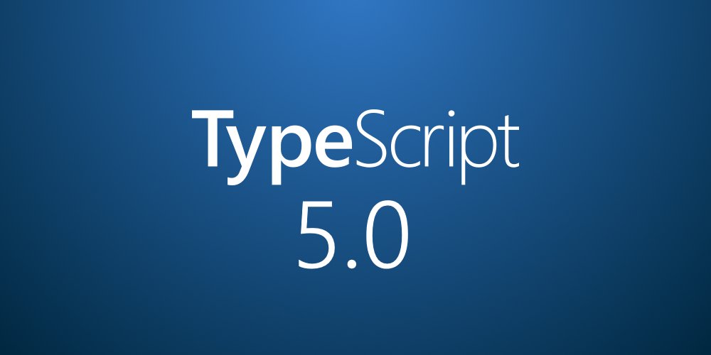 typescript's tweet card. Today we’re excited to announce the release of TypeScript 5.0! This release brings many new features, while aiming to make TypeScript smaller, simpler, and faster. We’ve implemented the new decorat...