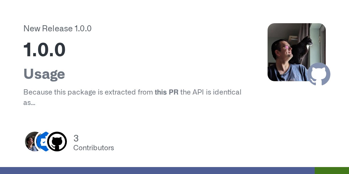WyriHaximus's tweet card. Usage Because this package is extracted from this PR the API is identical as to proposed there. Making it a two line change in any packages using this package once the PR has been merged. We, the R...