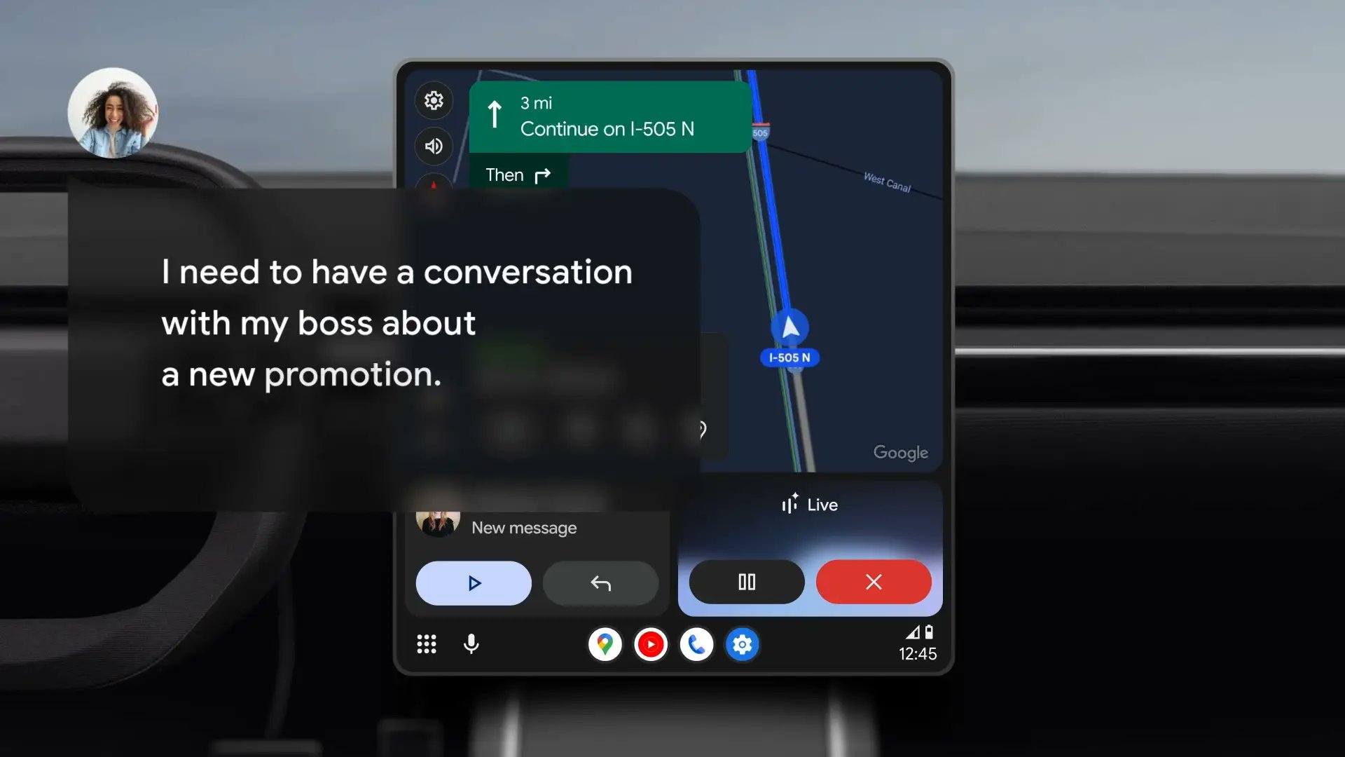 SamLoverBlog's tweet card. Google has just rolled Gemini on Android Auto, which is now available widely, while, the company has also started rolling out Android Auto 15.8 beta.