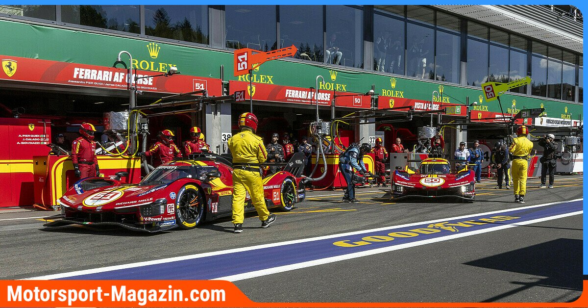 MSM_Online's tweet card. Ferraris Boxengassen-Manöver beim WEC-Rennen in Spa wird kontrovers diskutiert. Wirklich keine Strafe notwendig? So argumentiert der Autobauer die heikle Aktion.