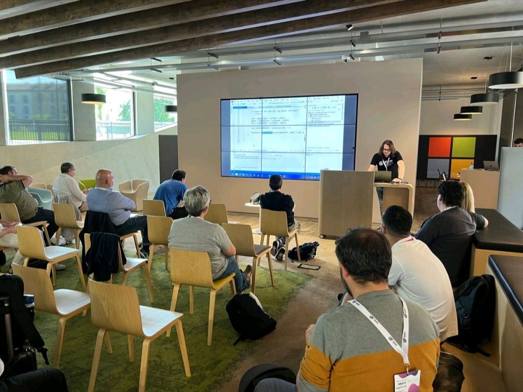 nicola_paro's tweet card. And at the end of the day, it has been also my turn on the stage at #BlazorConf2023. I was happy to bring a speech on #blazor #blazorhybrid on #winforms. Thank you so much Blazor Developer Italiani...