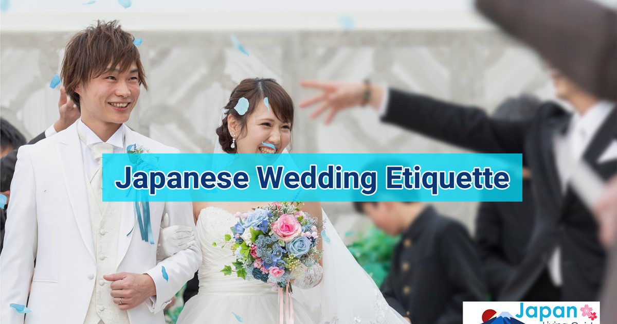 JLivingGuide's tweet card. Attending a wedding ceremony in Japan? Learn everything you need to know to enjoy the big day with this simple 7-step guide to Japanese wedding etiquette