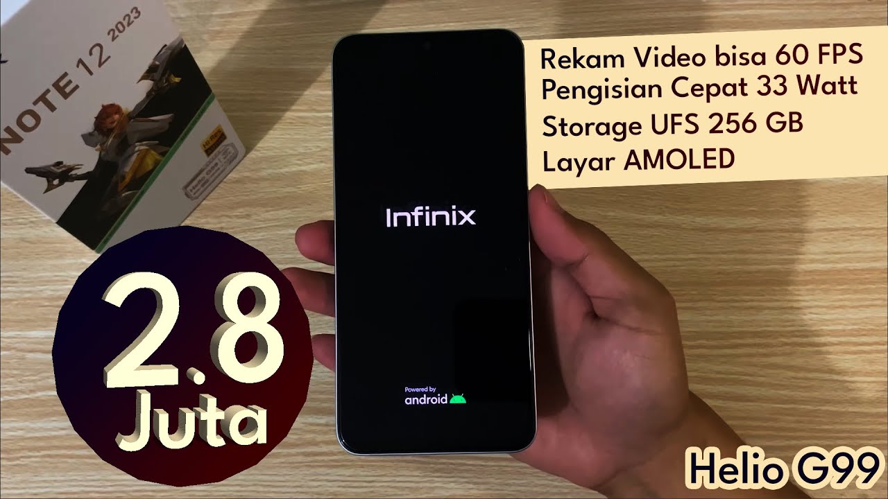 TechriGadget's tweet card. Infinix makin ngeGass🔥Review Infinix Note12 2023