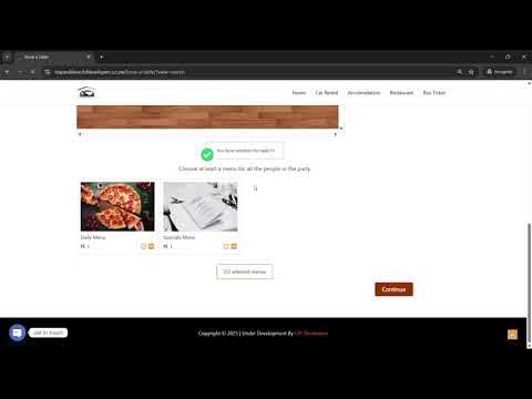 FZF_Developers's tweet card. FZF Developers Concept Restaurant Table reservation/booking and Food...