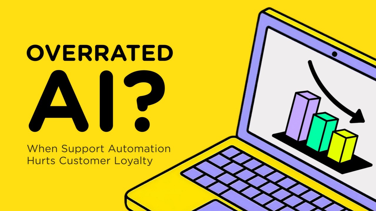 SupportYourApp's tweet card. Learn how AI boosts customer support — and where it fails. Real cases, key risks, and practical tips to balance automation with human empathy and trust.