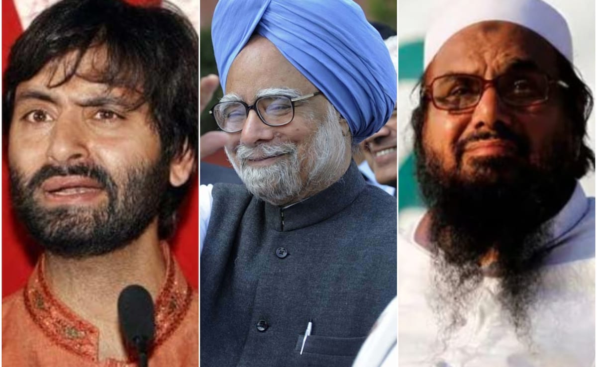 KirenRijiju's tweet card. Jammu and Kashmir Liberation Front (JKLF) terrorist Yasin Malik has said that former Prime Minister Manmohan Singh personally thanked and expressed gratitude to him after he met LeT founder Hafiz...