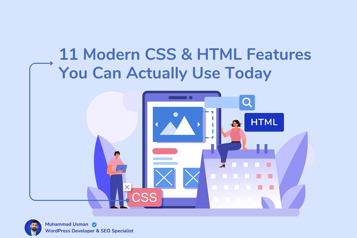 HTMLTrendsss's tweet card. Web development is constantly evolving. New CSS and HTML features appear all the time, but often they’re still experimental and only supported in certain browsers. That means developers hesitate to...