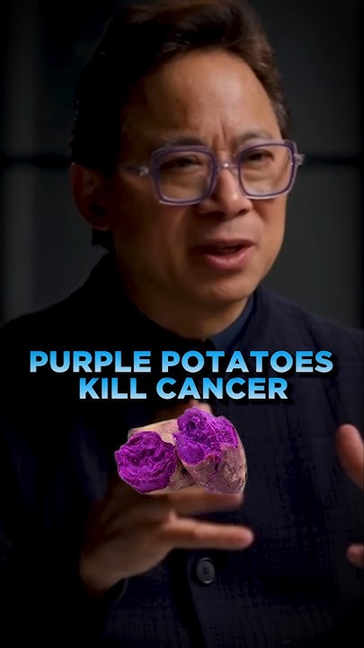 helpone2work's tweet card. Purple Potatoes Kill Cancer Stem Cells?! 🔬🥔
