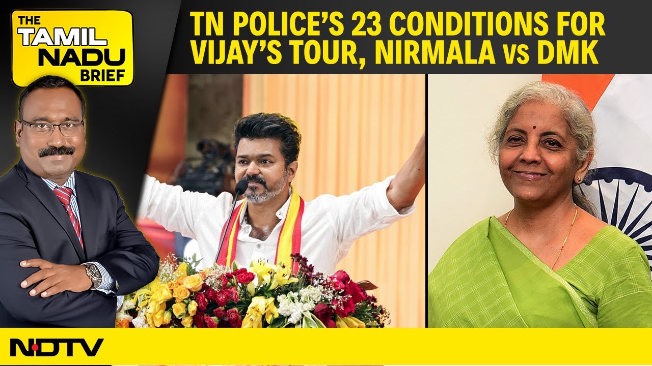 jsamdaniel's tweet card. Vijay’s Statewide Tour: TN Police’s 23 Strict Conditions | Nirmala vs...