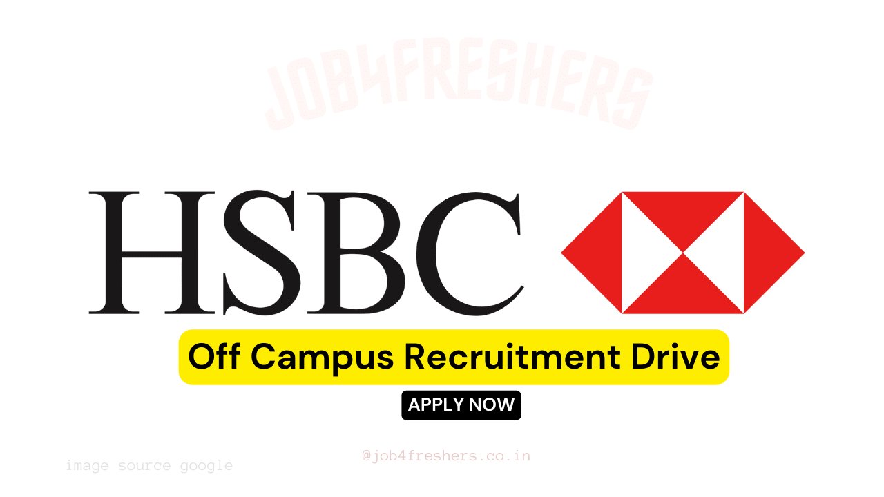 Job4freshers_'s tweet card. HSBC Off Campus Drive 2025: HSBC a leading company, is set to conduct an Off Campus Drive in 2025, offering opportunities to join as an Intern for