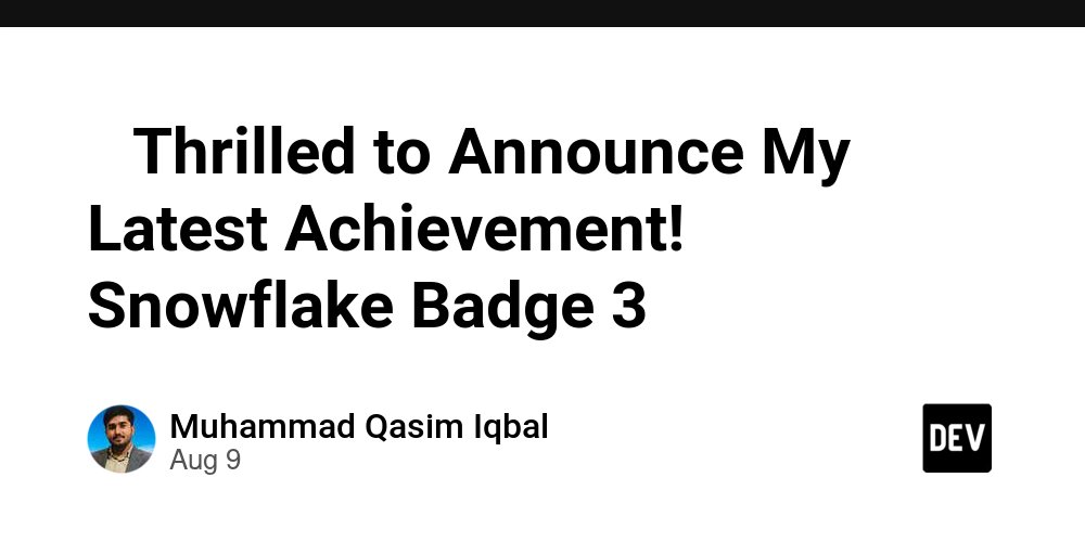 prod42net's tweet card. I’m excited to share that I’ve successfully completed the Snowflake Badge 3: Data Application...