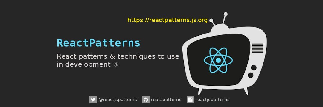 Shefali__J's tweet card. React patterns & techniques to use in development for React Developer ⚛ . - reactpatterns/reactpatterns