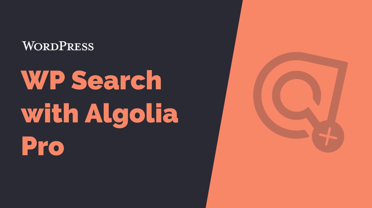 pluginize's tweet card. WP Search with Algolia Pro is a premium WordPress plugin bringing advanced, AI-powered search to WordPress.