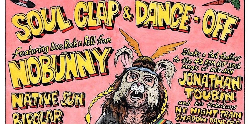 BKBazaar's tweet card. Saturday, Nov 23rd ~ NY Night Train Soul Clap & Dance-Off with Nobunny, Native Sun and Bipolar