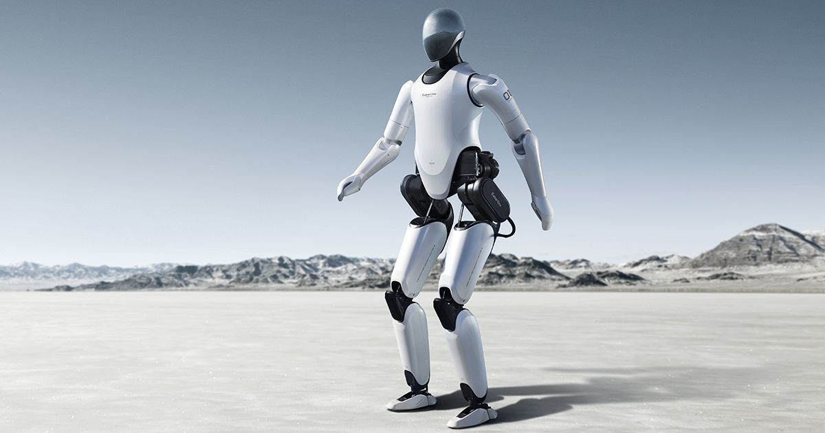 robotsapp's tweet card. CyberOne is a humanoid robot designed to be a general and capable platform for industrial applications and research. It can walk, sense and navigate around human environments, and perform tasks like...