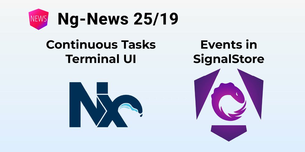 TheAngularDev's tweet card. Nx 21 introduces continuous tasks and a powerful terminal UI to better manage complex workflows in...