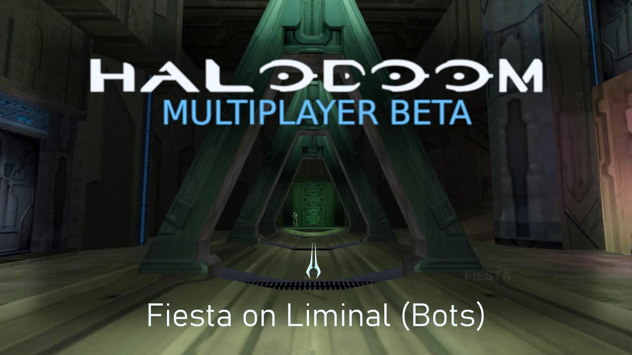 HalodoomGame's tweet card. Halodoom Playtest - Fiesta on Liminal (Bots)