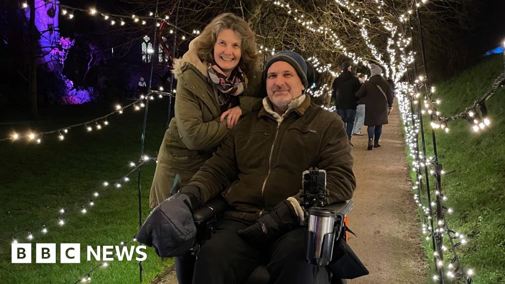 AmmesAdmin's tweet card. Julie Heath's husband and two children now all have the syndrome, which can cause chronic fatigue.