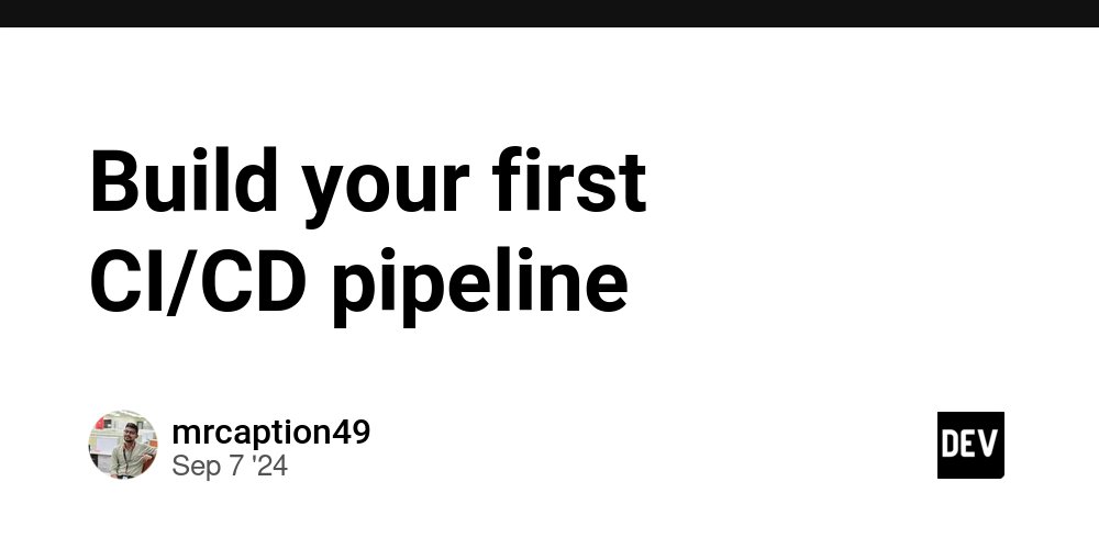 adevopsgirl_'s tweet card. Building a simple CI/CD pipeline is a fundamental DevOps task that automates the process of...