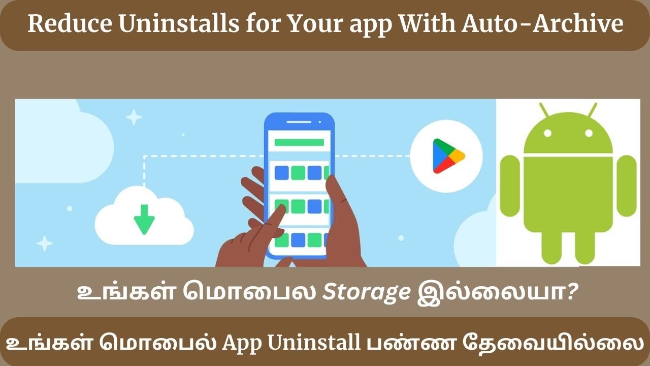 YesinfoVeeTech's tweet card. Reduce uninstalls for your app with auto archive