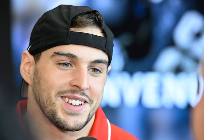 RedZoneMTL's tweet card. Le Gatinois Maxym Lavallée souhaite être l’un des pionniers canadiens de ce sport en pleine expansion.