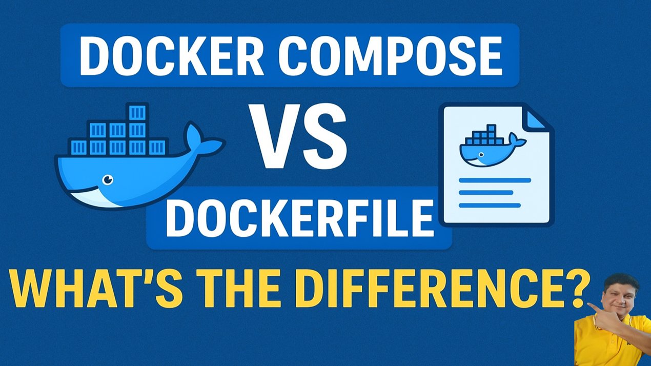 codeonedigest's tweet card. Confused about Dockerfile and Docker Compose? You're not alone! These two tools are fundamental to modern containerization, but they serve completely different purposes. In this comprehensive,...