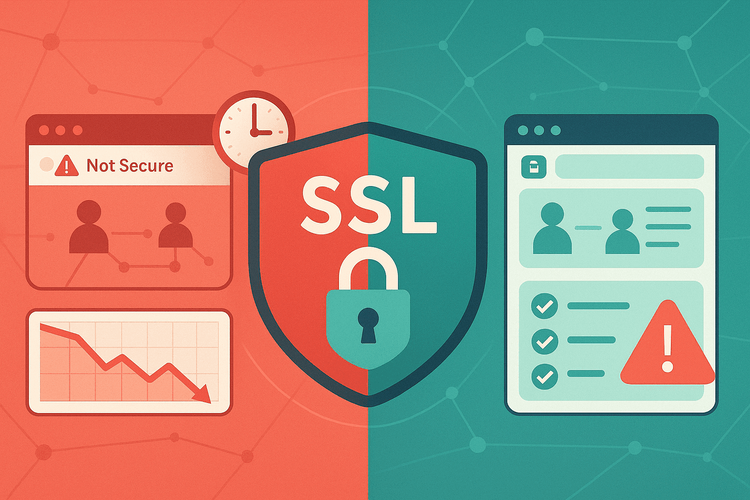 watchmantowerhq's tweet card. Expired SSL certificates can break trust, SEO, and functionality. Learn why proactive SSL monitoring is critical for your website.