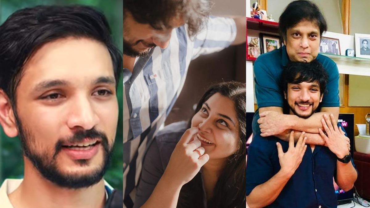 FilmibeatMa's tweet card. പിതാവ് കാർത്തിക്കിനെക്കുറിച്ച് സംസാരിക്കുകയാണ് മകനായ നടൻ ​ഗൗതം കാർത്തിക്. സഹോദരങ്ങളെക്കുറിച്ചും നടൻ | Gautham Karthik Opens Up About His Love And Respect For Father; Also Mentions Brothers