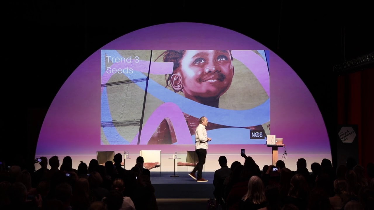 ideCOLOR's tweet card. NCS Colour Trends 2021+, Trend #3 Seeds