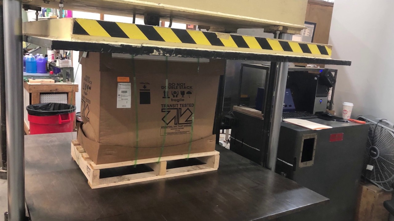 PolyScienceLab's tweet card. PolyScience Drop Testing... Banging, crushing, steaming and beating...