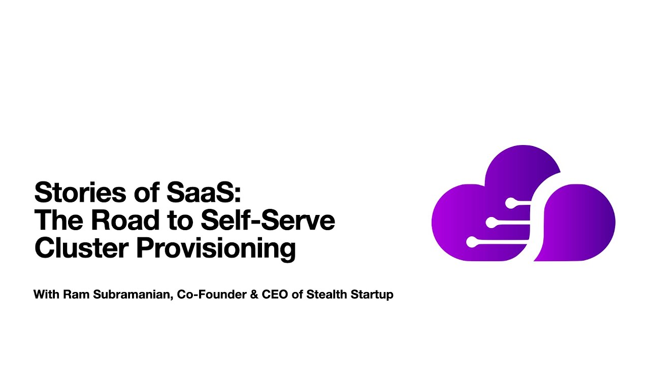 gwenshap's tweet card. SaaS Stories: The road to self-serve cluster provisioning