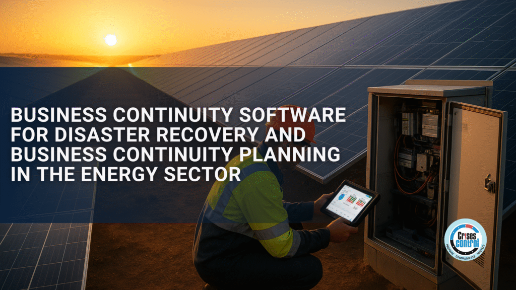 CrisesControl's tweet card. Business Continuity Software that helps energy companies strengthen disaster recovery, improve communication and manage incidents across m...