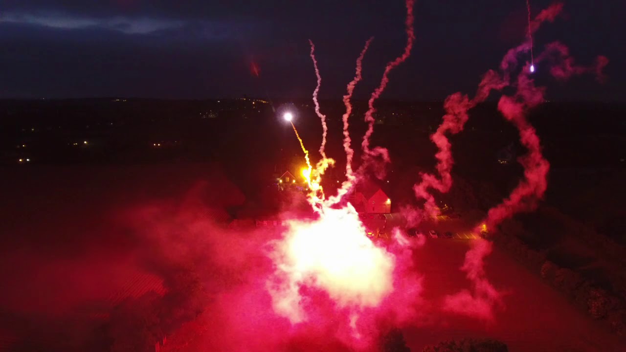 bigfireworkshop's tweet card. West Tower Wedding Fireworks June 2018 Q
