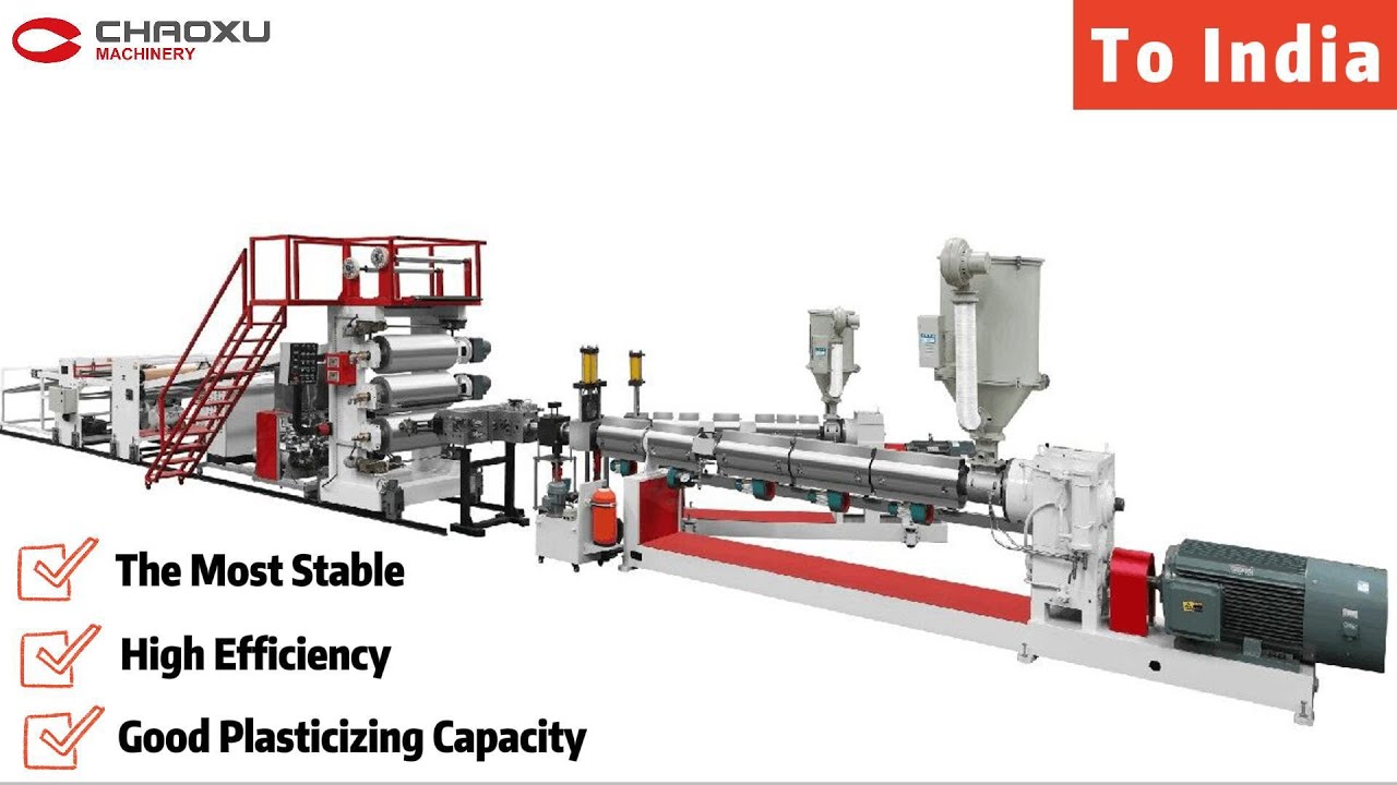 chaoxumachine's tweet card. Pc Sheet Extruder Machine For Making Trolleycase.#extrudermachine...