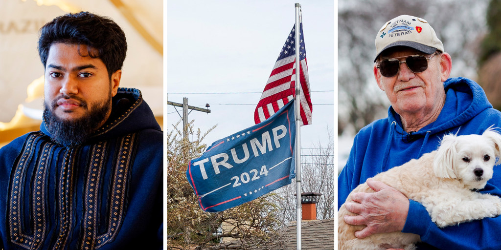 jonallendc's tweet card. In April, Trump went to Warren, promising "the greatest economy in the history of the world." Residents there say they're still trying to make ends meet.