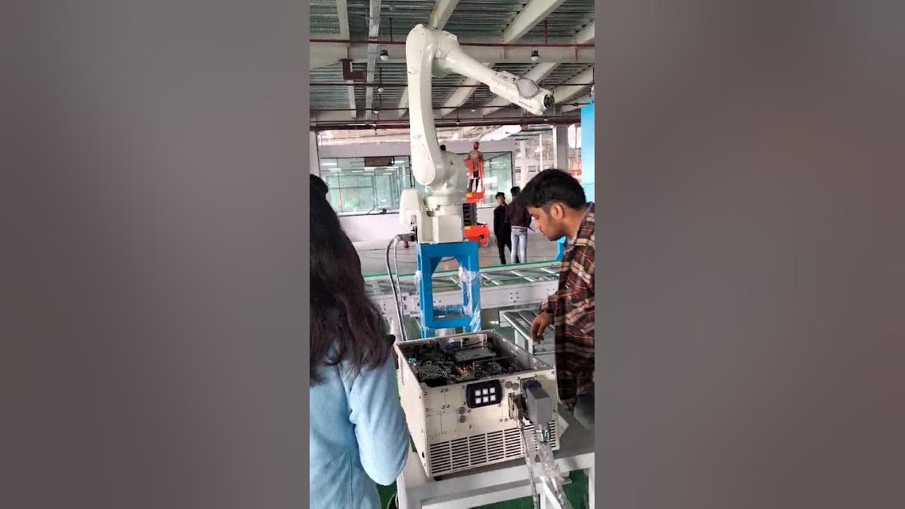 jsunredd's tweet card. Kawasaki Robot - Safety disaster #automation #future #robotics #robot...