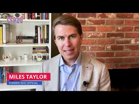 PrinciplesCon's tweet card. Miles Taylor: Former Chief of Staff, U.S, Department of Homeland...