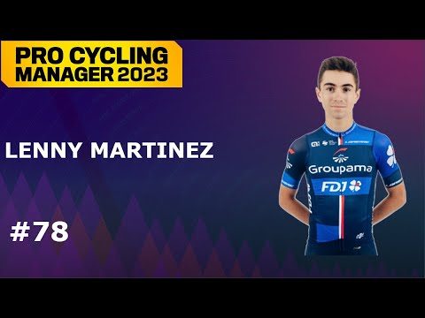 OReiFM's tweet card. Pro Cycling Manager 2023 - Lenny Martinez #78 - T6 - Un resfriado...