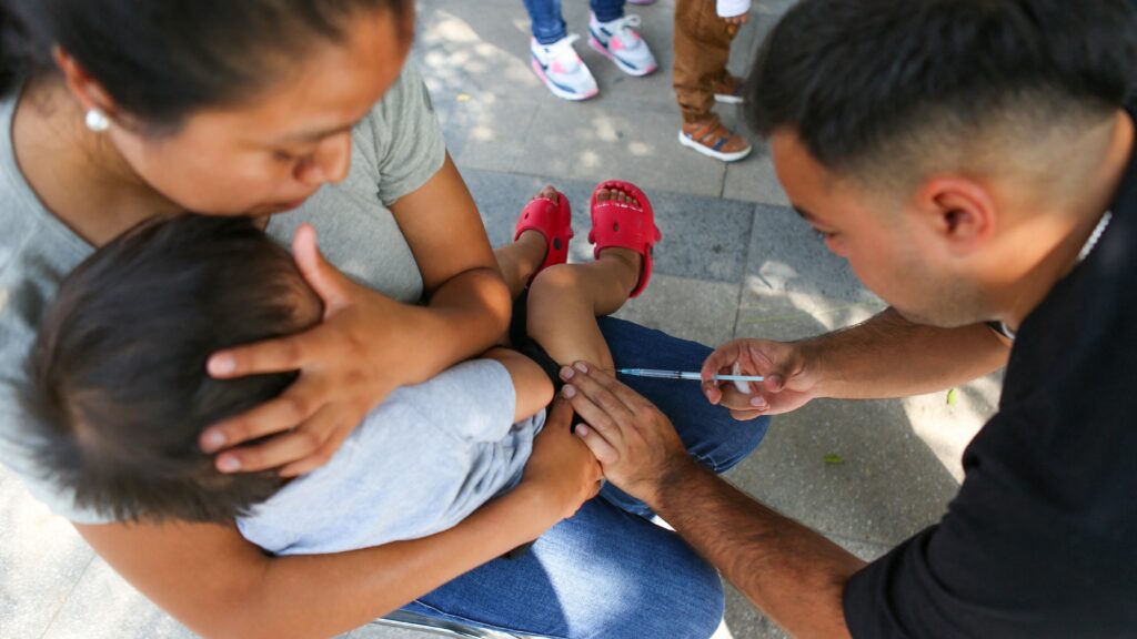 RealPhatsBlog's tweet card. New report suggests the number of children vaccinated against measles globally — which declined during the Covid-19 pandemic — is nearly back to pre-pandemic levels.