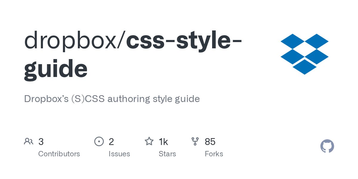 Shefali__J's tweet card. Dropbox’s (S)CSS authoring style guide. Contribute to dropbox/css-style-guide development by creating an account on GitHub.