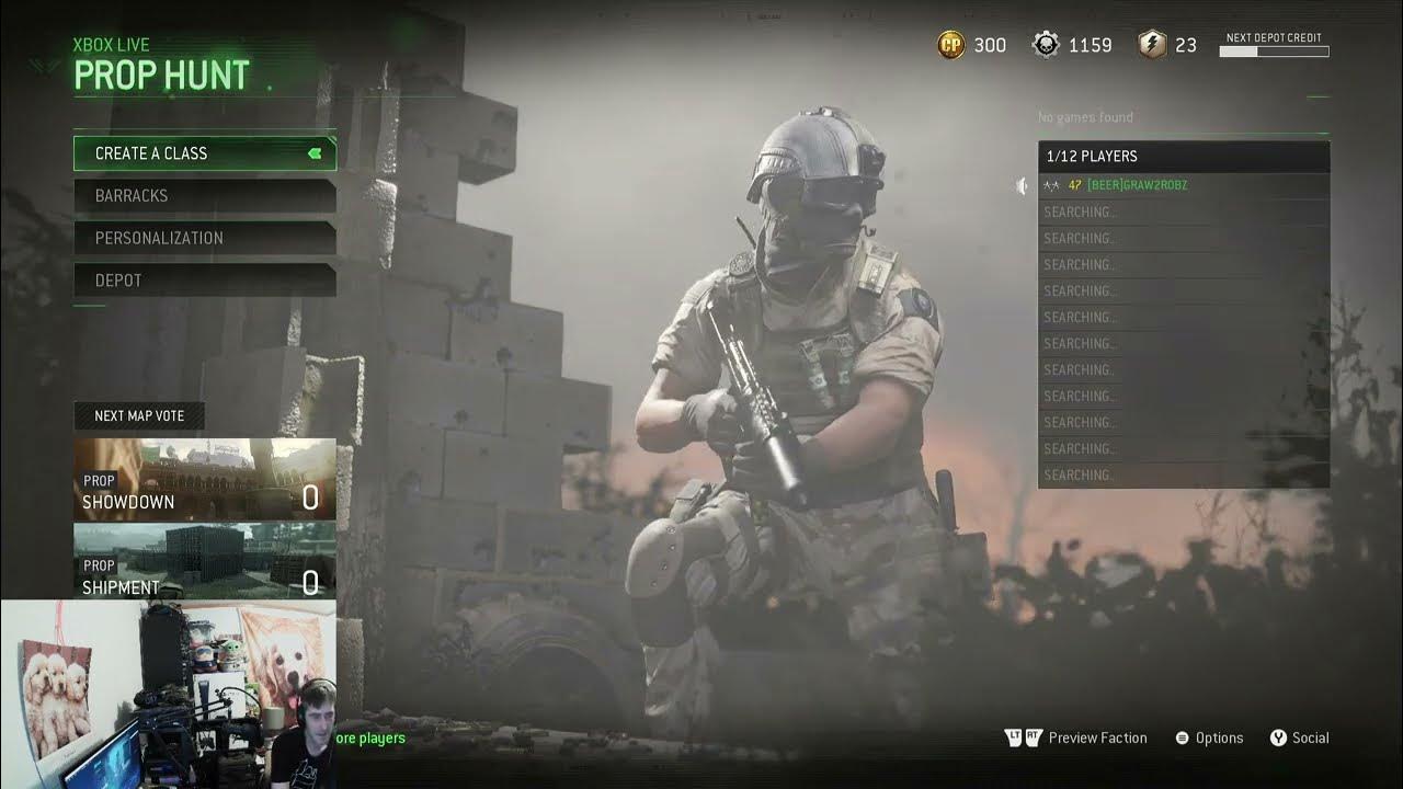 GRAW2ROBZ's tweet card. R.I.P. - Call of Duty 4 Modern Warfare Remastered - Prop Hunt