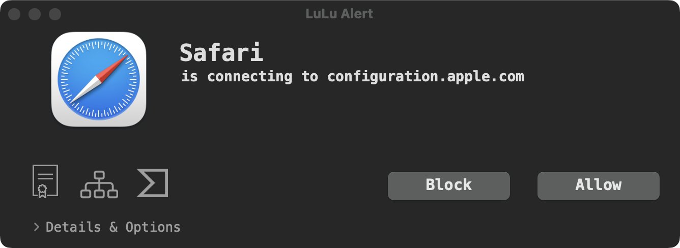 IAppleFinds's tweet card. the free open-source macOS firewall