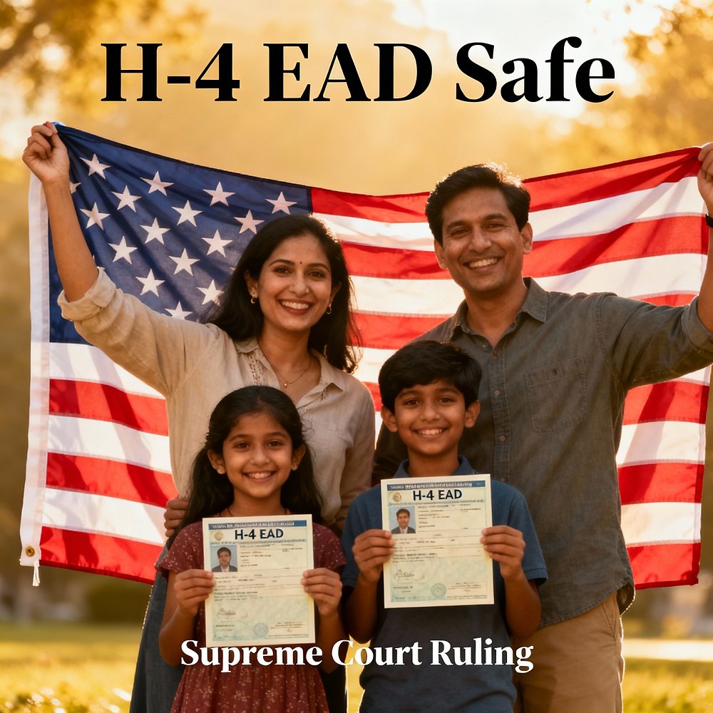 TheVisaCode's tweet card. The U.S. Supreme Court’s October 14, 2025, refusal to hear a challenge to the H-4 EAD program is a landmark decision that protects the right of certain H-4 visa holders – primarily spouses of H-1B...