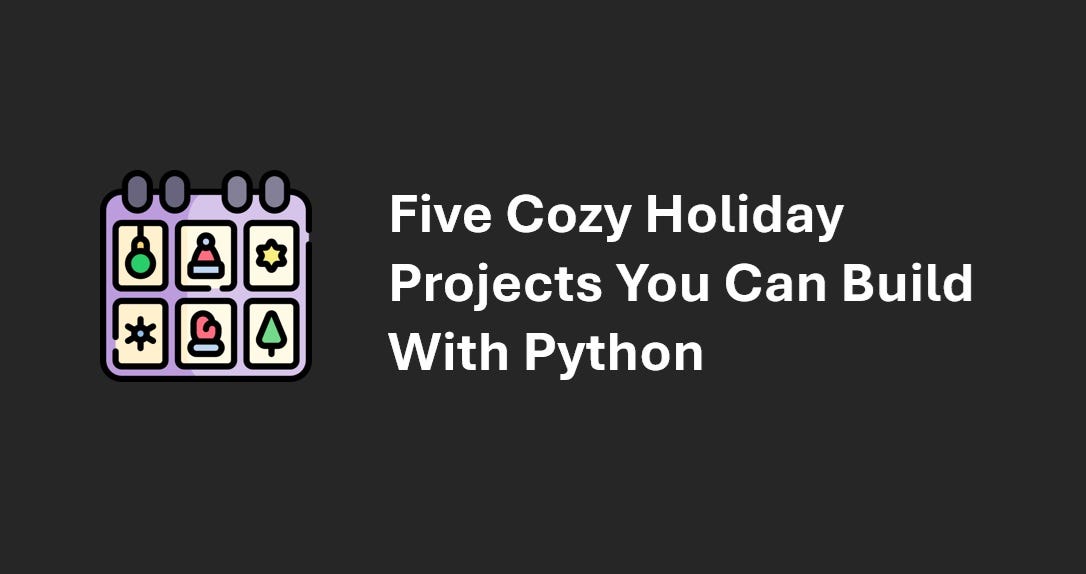 devgenius1's tweet card. The end of the year is a perfect time to tinker with small Python scripts. Work slows down a little, there are long evenings at home, and…