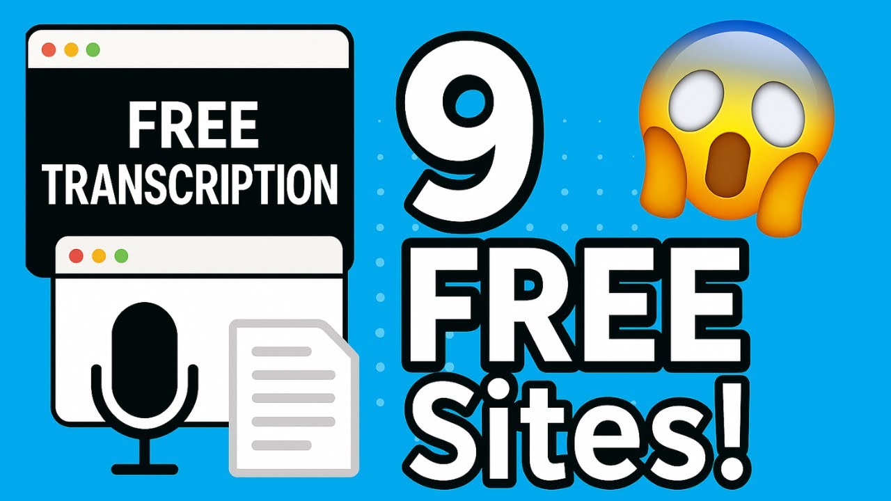 David___Mbugua's tweet card. Top 9 Best FREE Audio Transcription Sites You're Not Using Yet!