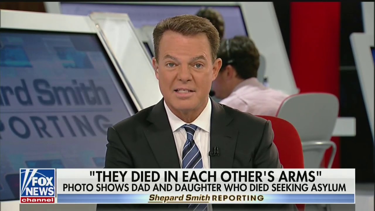 TechCandidate's tweet card. Fox's Shep Smith Gets Emotional Over Dead Migrants: 'When Did We...