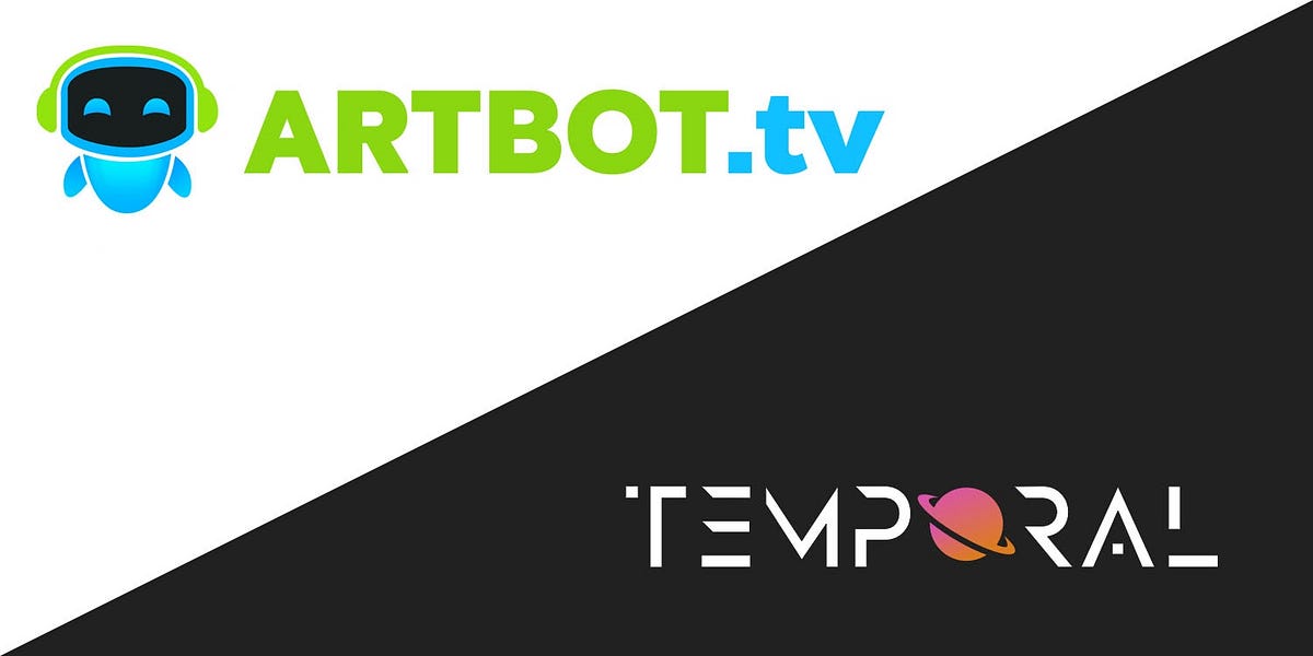 Temporalcloud's tweet card. Temporal is pleased to announce it is partnering with ArtBot TV to provide IPFS APIs and high-quality Web 3.0 infrastructure as its…