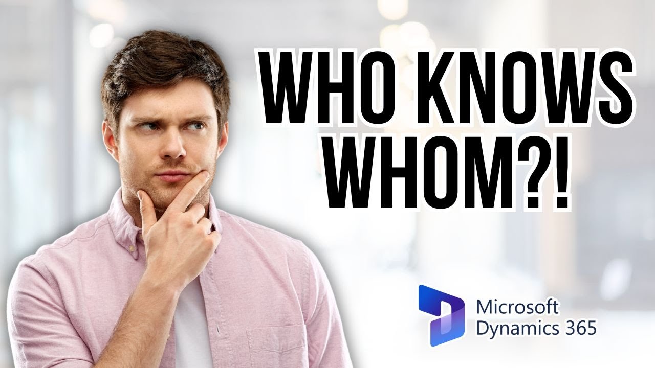 SarovPlus's tweet card. Who Knows Whom в Dynamics 365: наше кастомное решение / Вебинар