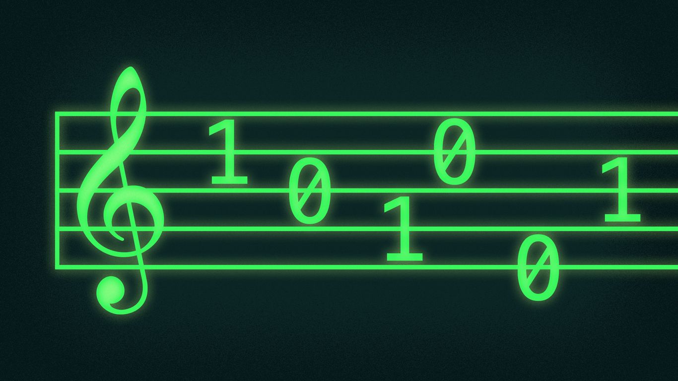 axios's tweet card. Breaking Rust is a computer-generated outlaw blues-country singer.